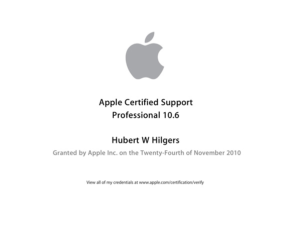 Apple Certified Support Professional 10.6