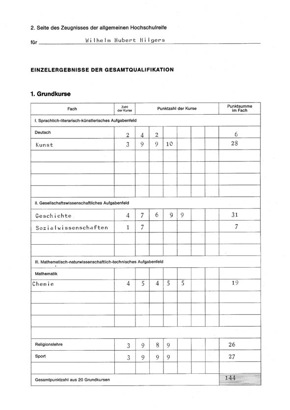 Abitur Seite 2 von 4