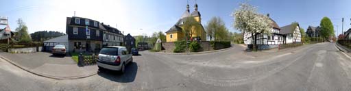 Friesenhagen, Kreuzung an St. Sebastianus