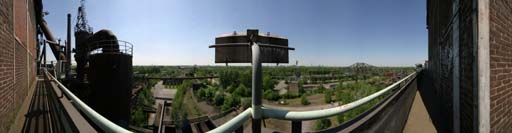Duisburg, Landschaftspark Nord, Aussicht