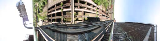 Duisburg, Landschaftspark Nord, Erzbunker (vertikal)