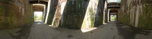 Duisburg, Landschaftspark Nord, Duchgang